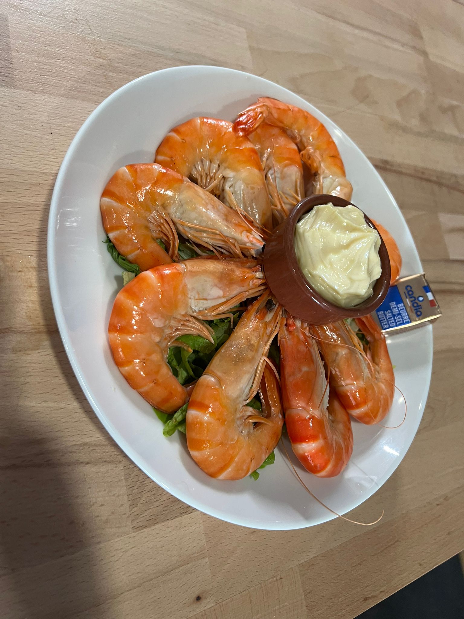 Crevettes roses